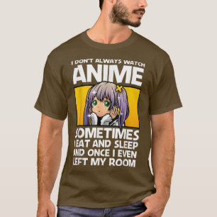 Camiseta Anime Art For Women Teen Girls Anime Merch Ani