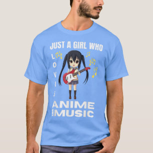 Camiseta Anime Art For Women Teen Girls Anime Merch Music A