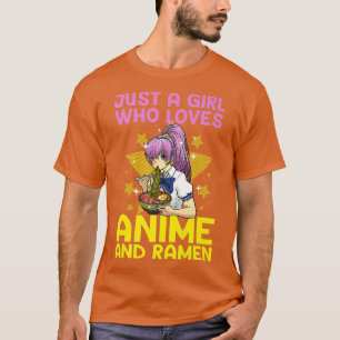 Camiseta Anime Art For Women Teen Girls Anime Merch Ramen A