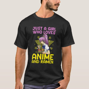 Camiseta Anime Art For Women Teen Girls Anime Merch Ramen A