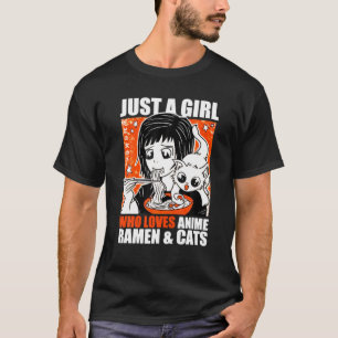 Camiseta Anime Art For Women Teen Girls Japonês Anime Love