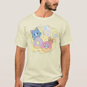 Camiseta Anime as Delícias da Rosquinha com Tom, Jerry e Tu