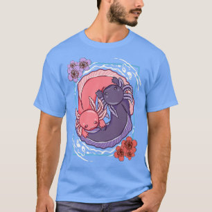 Camiseta Anime Axolotl Waifu Que Ama Anime Ramen E Sketc