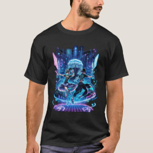 Camiseta Anime Ballroom Dançer Japonês Otaku Cyber