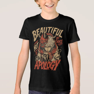 Camiseta Anime Bela Por Escolha, Não Por Desculpas