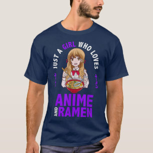 Camiseta Anime Bonita, apenas uma garota que ama anime e Ra