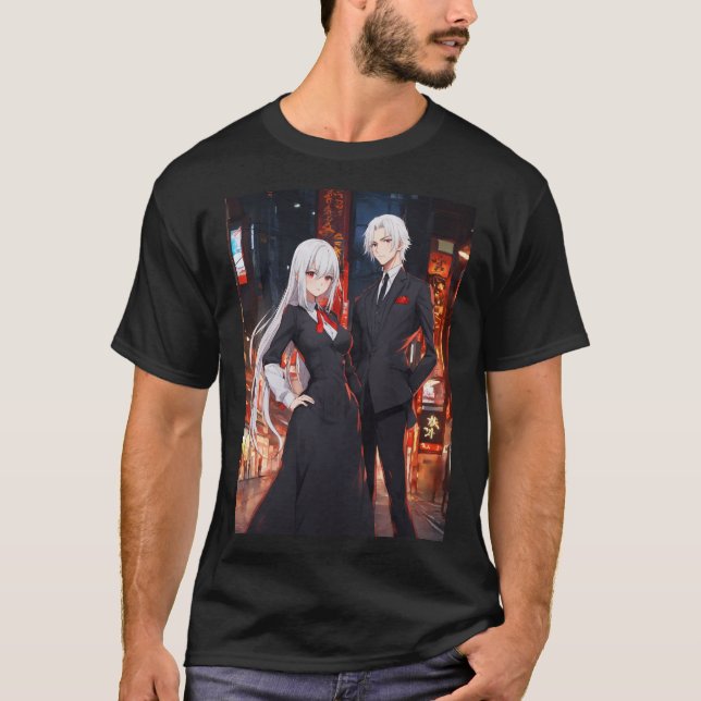 Camiseta Anime - Bonita Cartoon Japonês Kawaii Otaku (Frente)