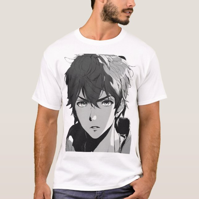 Camiseta Anime - Bonita Cartoon Japonês Kawaii Otaku (Frente)