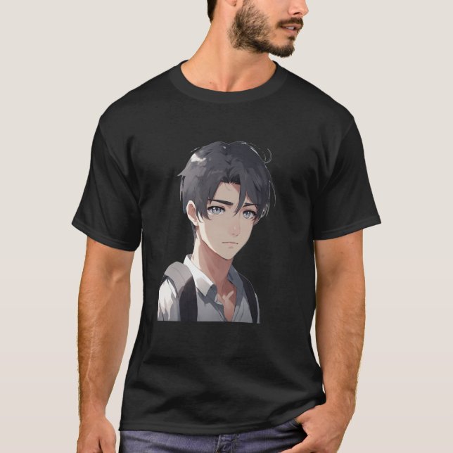 Camiseta Anime - Bonita Cartoon Japonês Kawaii Otaku (Frente)