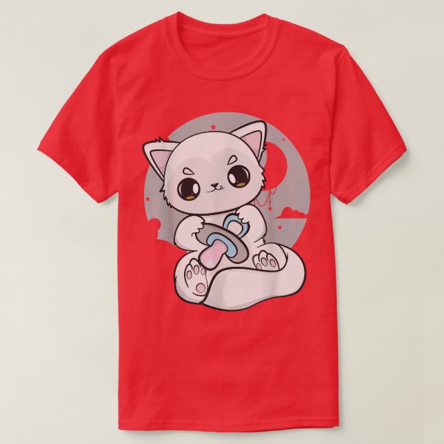 Camiseta Anime Bonito Ártico De Fo Com Soother E Kawaii Moo (Frente do Design)