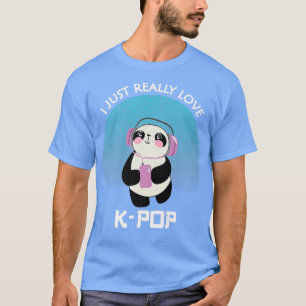 Camiseta Anime Bonito Panda Bubble Tea Boba Kawaii K-Pop An