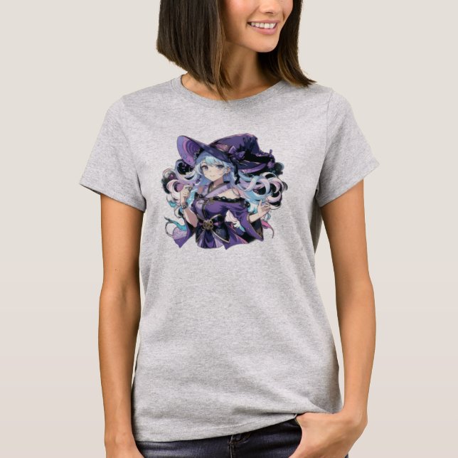 Camiseta Anime/Bruxa/halloween (Frente)