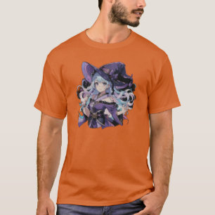 Camiseta Anime/Bruxa/halloween