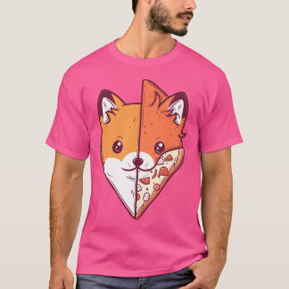 Camiseta Anime Cabeça De Kawaii De Meia Raposa