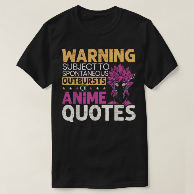 Camiseta Anime cita o leitor Otaku Kawaii Lover Anima (Frente do Design)