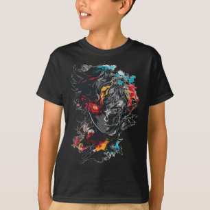 Camiseta Anime de Arte Anime Manga Motif