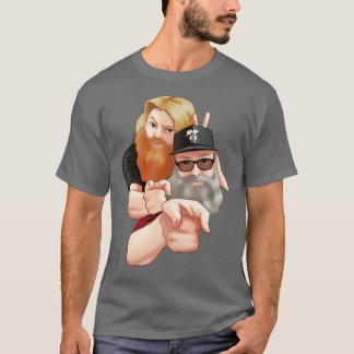 Camiseta Anime de Duas Barbas Sapadas