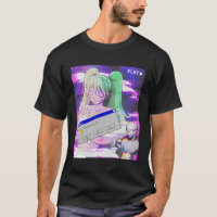 Anime de Estilo Japonês Aestético Vaporwave