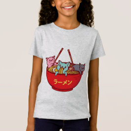 Camiseta Anime de Kawaii Gato Engraçado Adorável Marinheiro