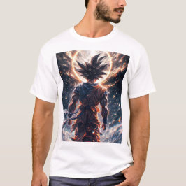 Camiseta Anime de Moda Masculina