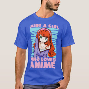 Camiseta Anime de Otaku Girl Cosplay