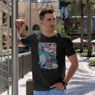 Camiseta Anime de Skater Vaporwave