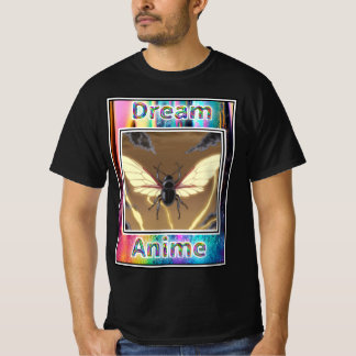 Camiseta Anime de Sonho de Besouro de ouro