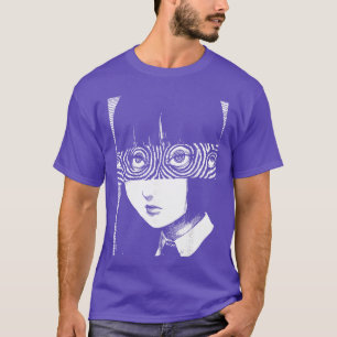 Camiseta Anime de Terror Mangá Japão Japonês Assustador Kaw