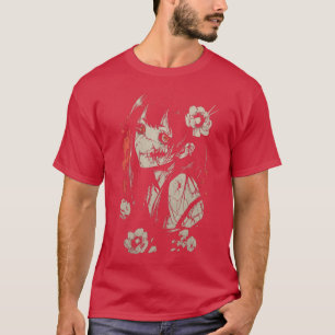 Camiseta Anime de Terror Mangá Japão Japonês Assustador Kaw
