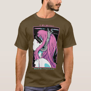Camiseta Anime de Waifu, uma espécie estética de vaporwave