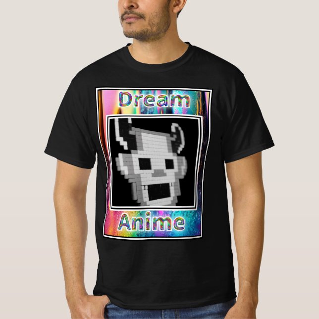 Camiseta Anime do Sonho de Monstro Pixel (Frente)