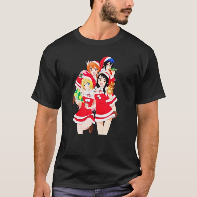 Camiseta Anime doce de natal rikka Clássico T-Shir (Frente)