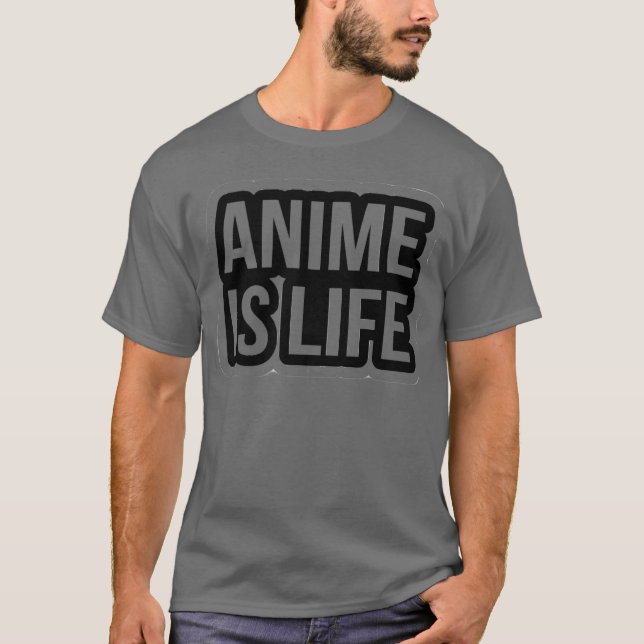 Camiseta anime é amigo da vida (Frente)