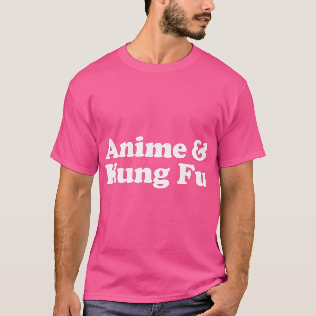Camiseta Anime E Kung Fu Kawaii (Frente)