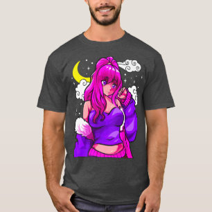 Camiseta anime e manga design japonês