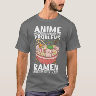 Camiseta Anime E Ramen Manga Coisa Anime Girl
