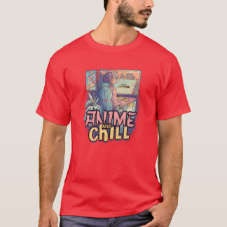 Camiseta Anime e relaxar Anime