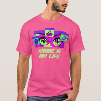 Camiseta Anime É Vida Manga Introvertido Animação Japonesa 