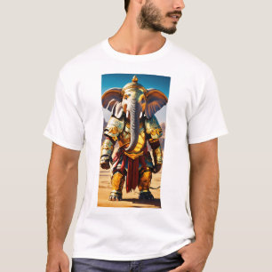 Camiseta Anime elefante Ouro Armor