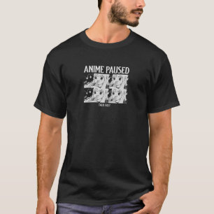 Camiseta Anime em Pausa Conversa Rápida