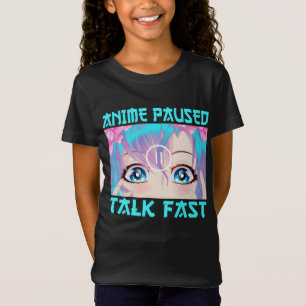 Camiseta Anime em Pausa Conversa Rápida