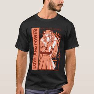 Camiseta Anime engraçado de amor e poder