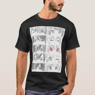 Camiseta Anime Faces Kawaii