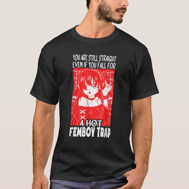 Camiseta Anime Femboy Femboy Femboy Femboy Femboy Femboy Fe (Frente)