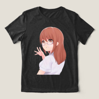 Camiseta anime fofa para mulheres