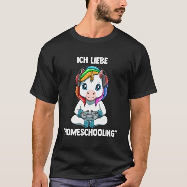 Camiseta Anime Gaming Unicorn (Frente)
