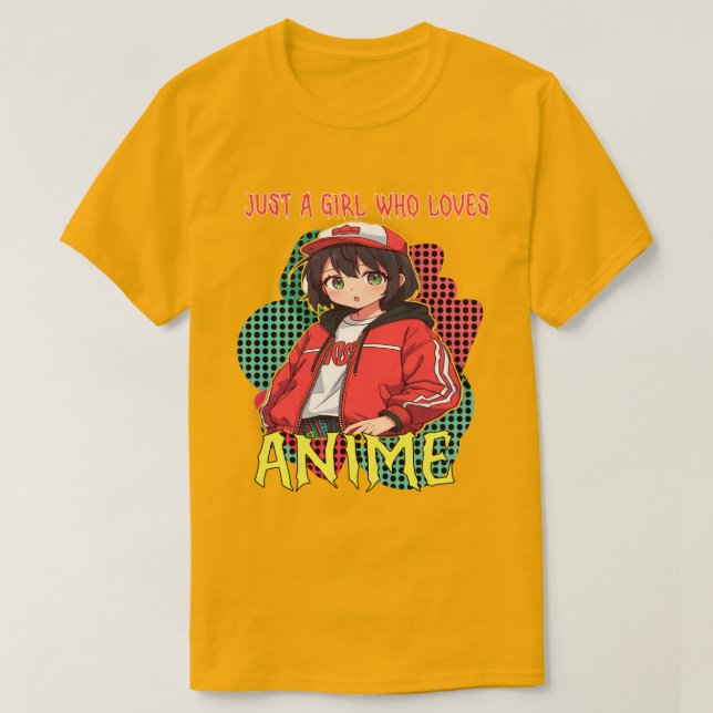 Camiseta Anime Girl (Frente do Design)