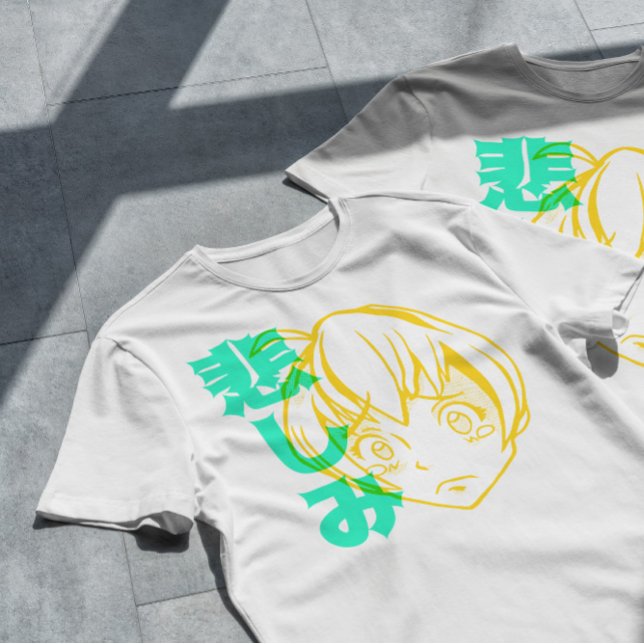 Camiseta Anime Girl chorando (Criador carregado)