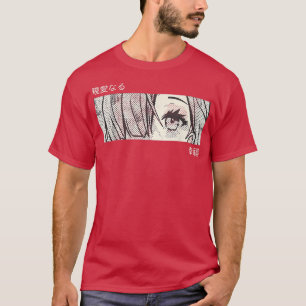 Camiseta Anime Girl Eyes Japan Culture Art Japanese Aesthet