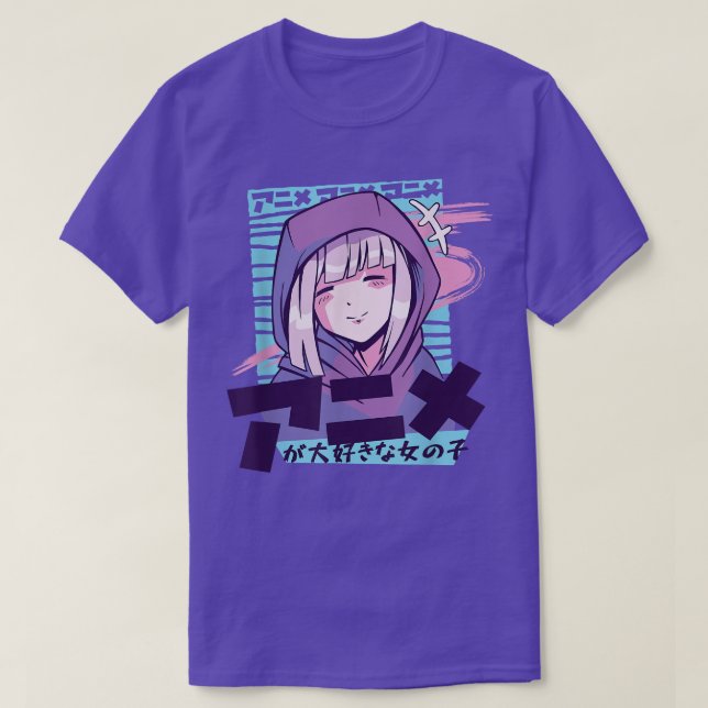Camiseta Anime Girl Japanimation Japanime Japanese manga Be (Frente do Design)